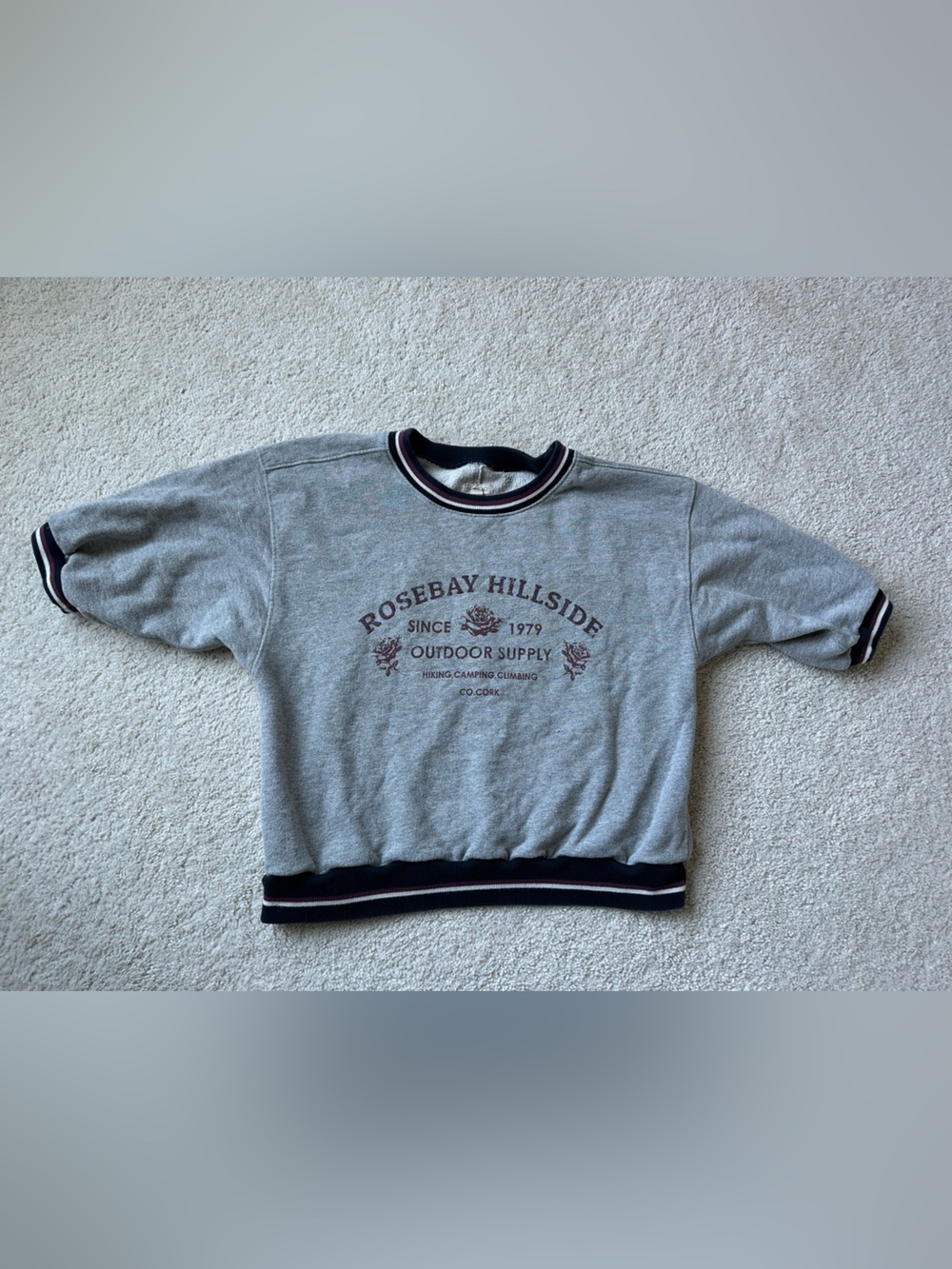 Pilcro Gray Bubble Sweatshirt